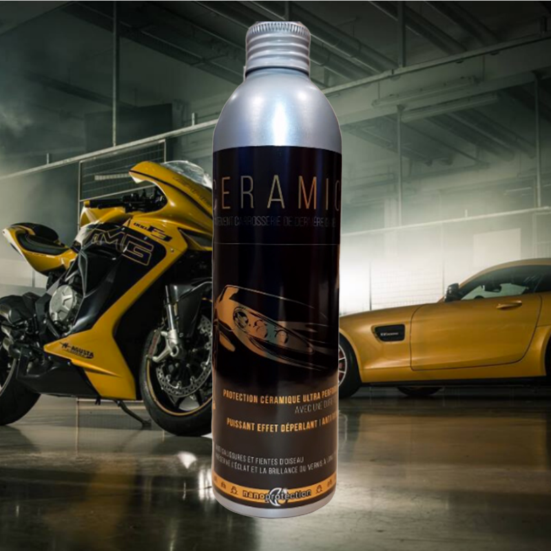 CERAMIC PLUS - Traitement céramique pour carrosserie et jantes - auto et moto